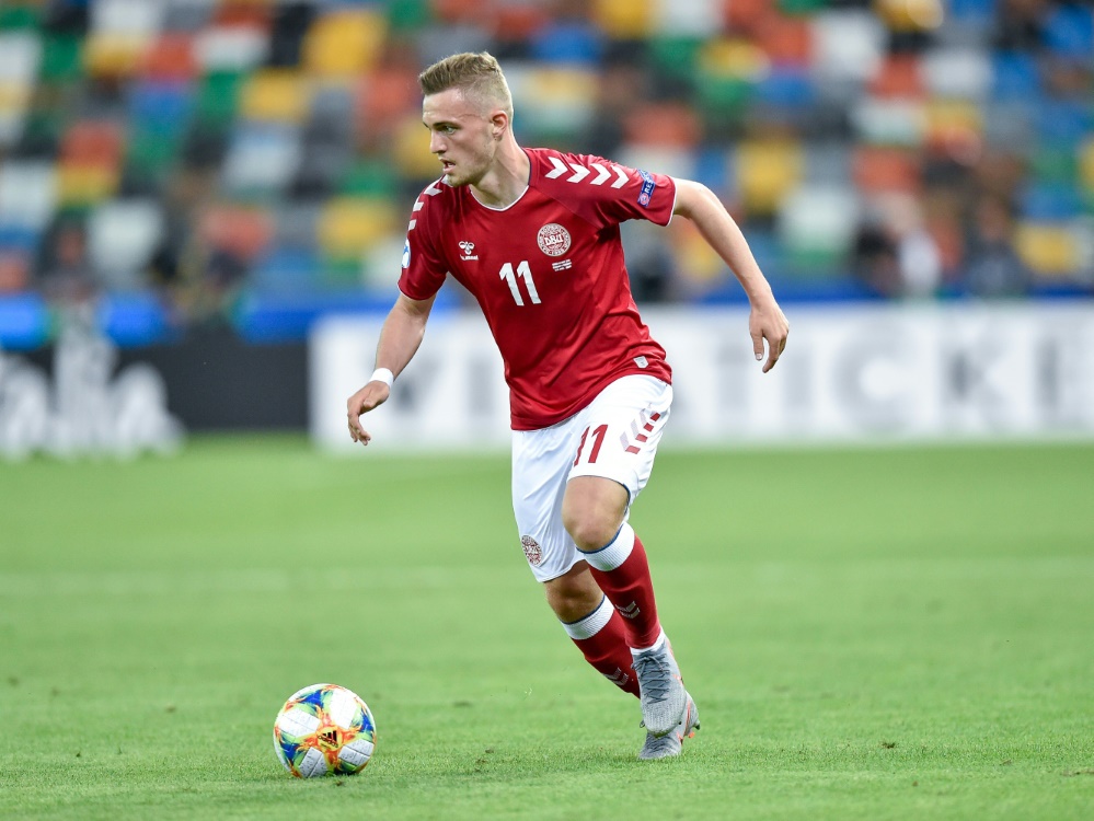 Bruun Larsen erzielte das 1:0 bei Dänemarks Sieg
