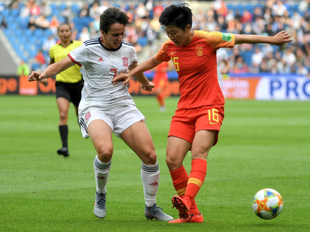 Chinas und Spaniens Fußballerinnen trennten sich 0:0