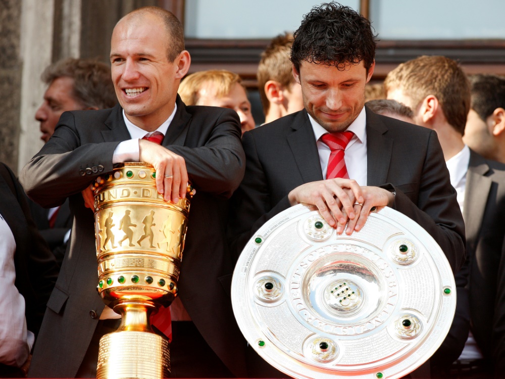 Robben und van Bommel spielten gemeinsam für die Bayern