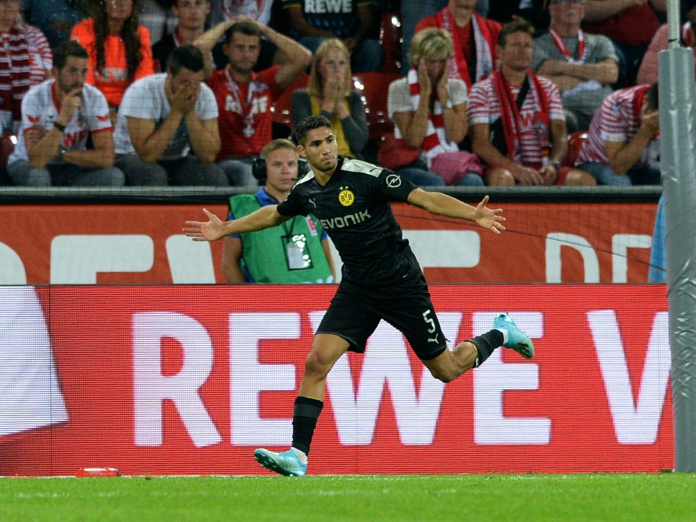Dortmunds Joker Achraf Hakimi traf zum 2:1 für den BVB