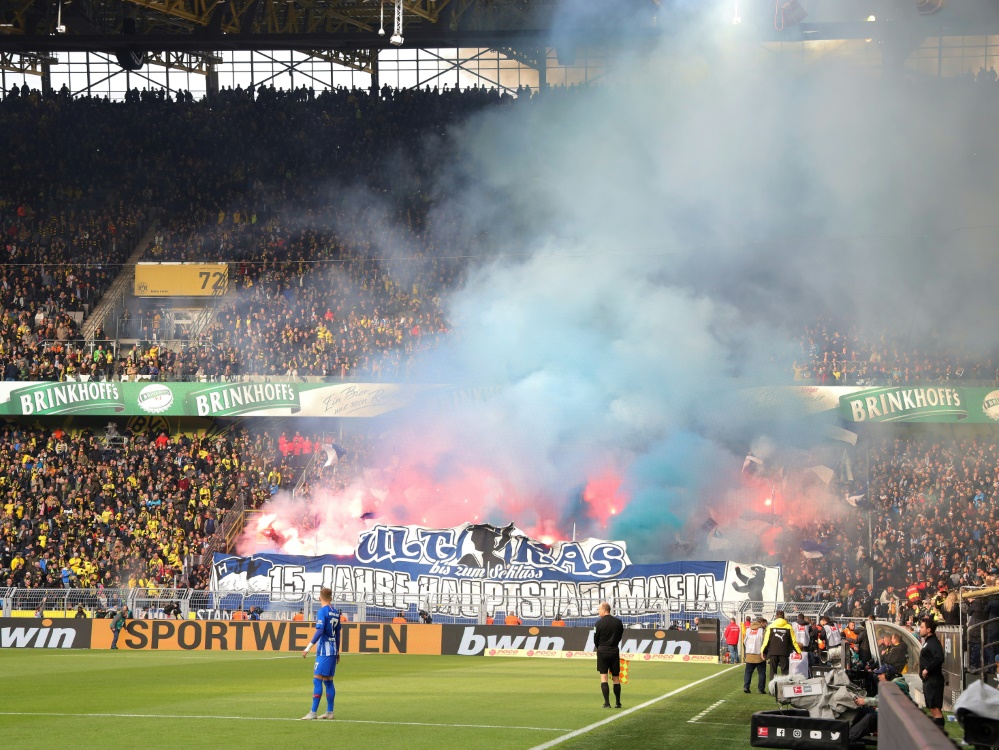 Wegen der Ausschreitungen in Dortmund: 46 Stadionverbote
