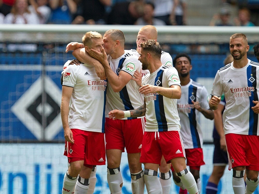 Kantersieg: Der Hamburger SV bezwingt Aue 4:0