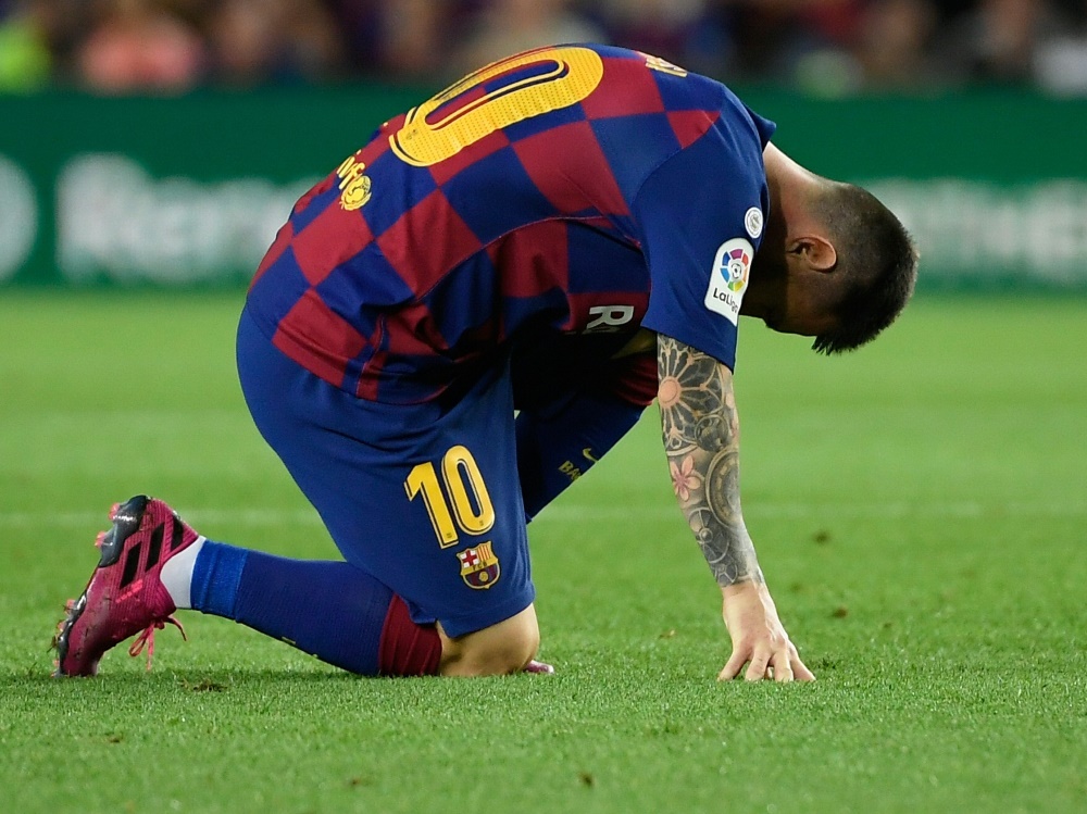 Lionel Messi musste verletzt ausgewechselt werden