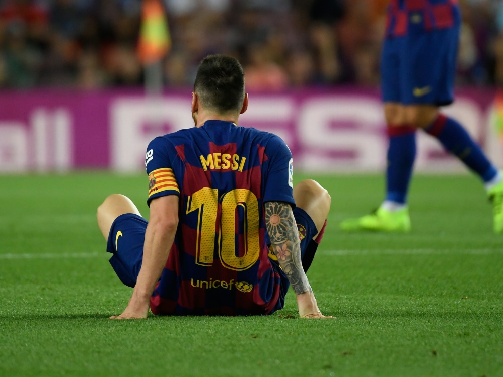 Messi wurde nach der Halbzeitpause ausgewechselt