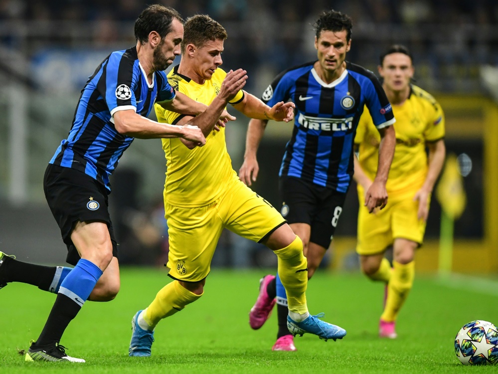 Borussia Dortmund verliert mit 0:2 in Mailand