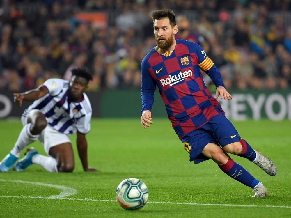 Doppelpack Messi: Barca schlägt Valladolid