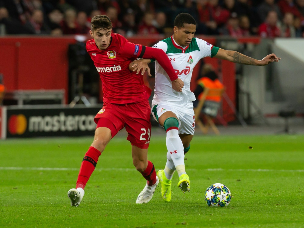 Kai Havertz wird Leverkusen gegen Dynamo Moskau fehlen