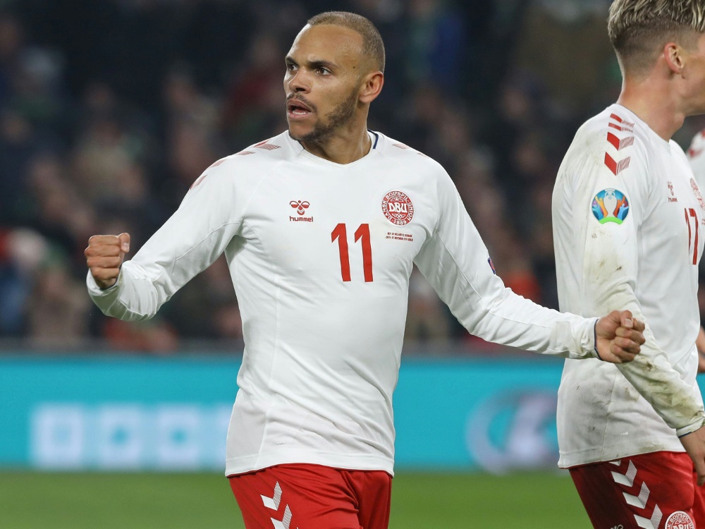 Martin Braithwaite schießt Dänemark zur EURO 2020