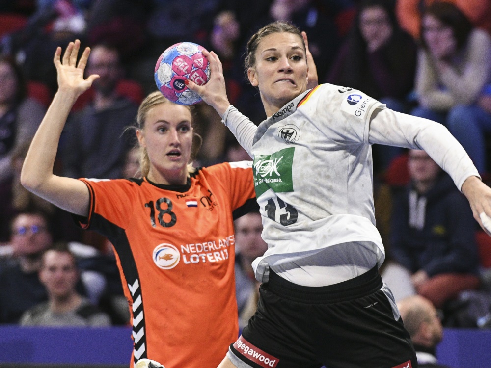 Julia Behnke (r.) erzielte sieben Treffer