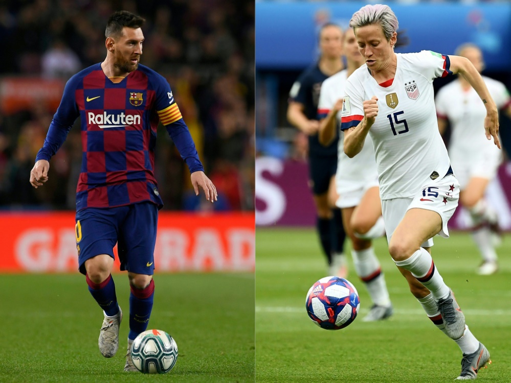 Lionel Messi und Megan Rapinoe gewinnen Ballon d'Or