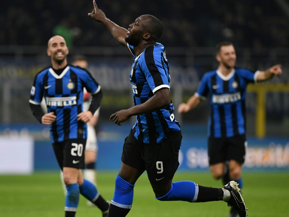 Lukaku per Doppelpack schießt Inter wieder an die Spitze