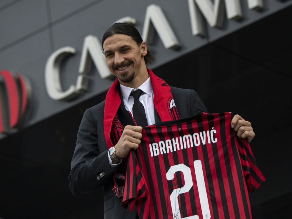 Ibrahimovic trägt beim AC Mailand die Rückennummer 21