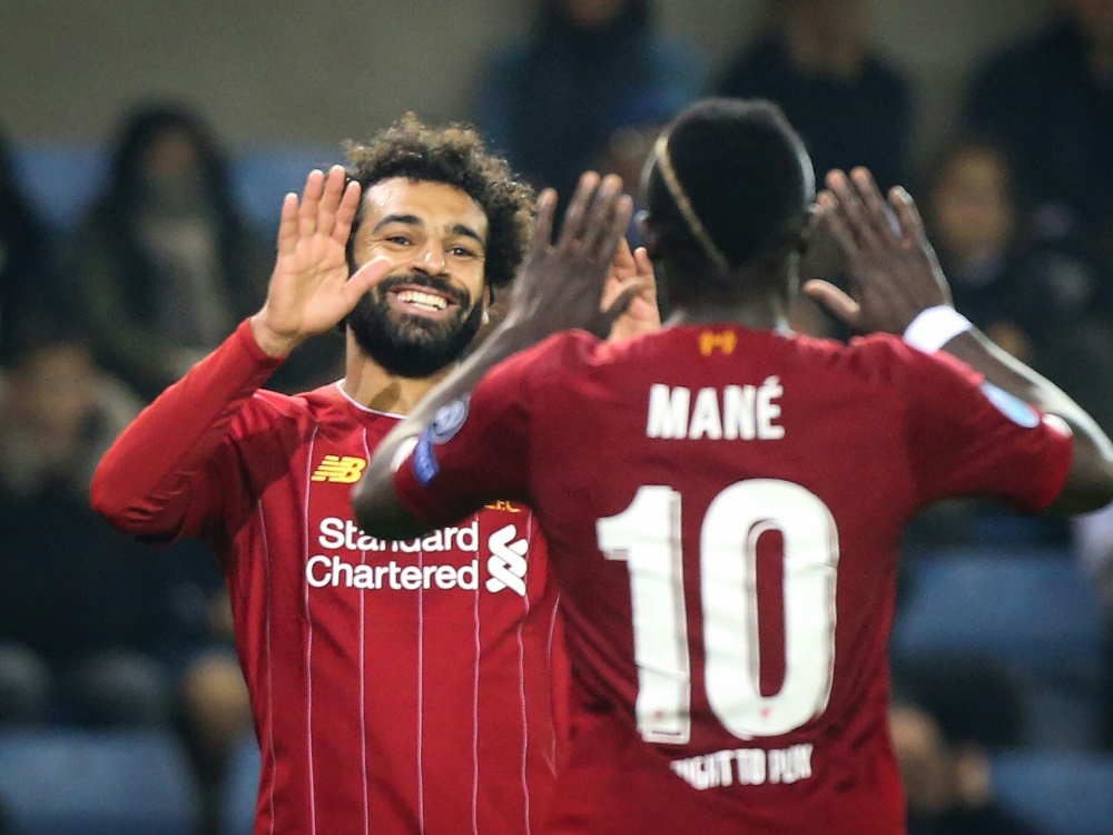 Mohamed Salah (l.) trifft zum 2:0-Endstand