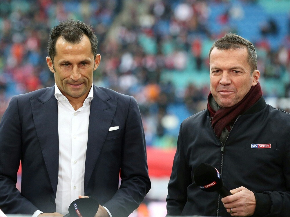 Bayern-Sportdirektor Salihamidzic und Lothar Matthäus