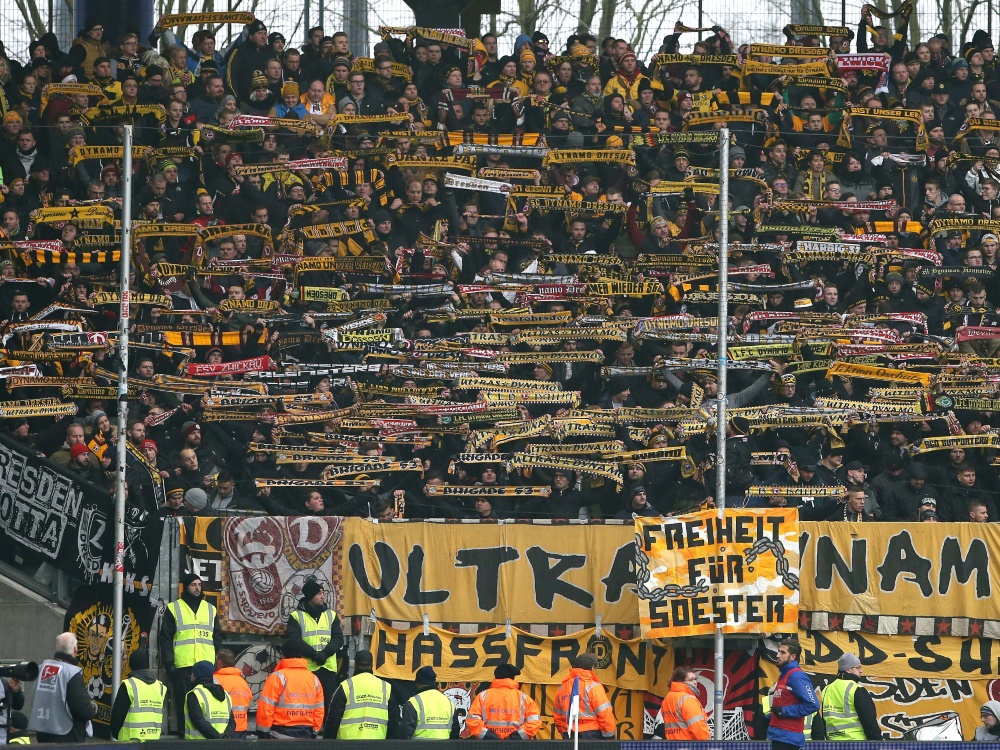 Dresden muss wegen seiner Fans 89.900 Euro Strafe zahlen