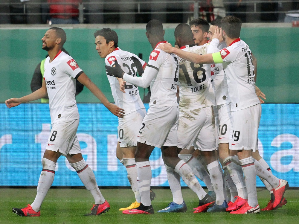 Die Frankfurter feierten einen klaren 5:0-Sieg