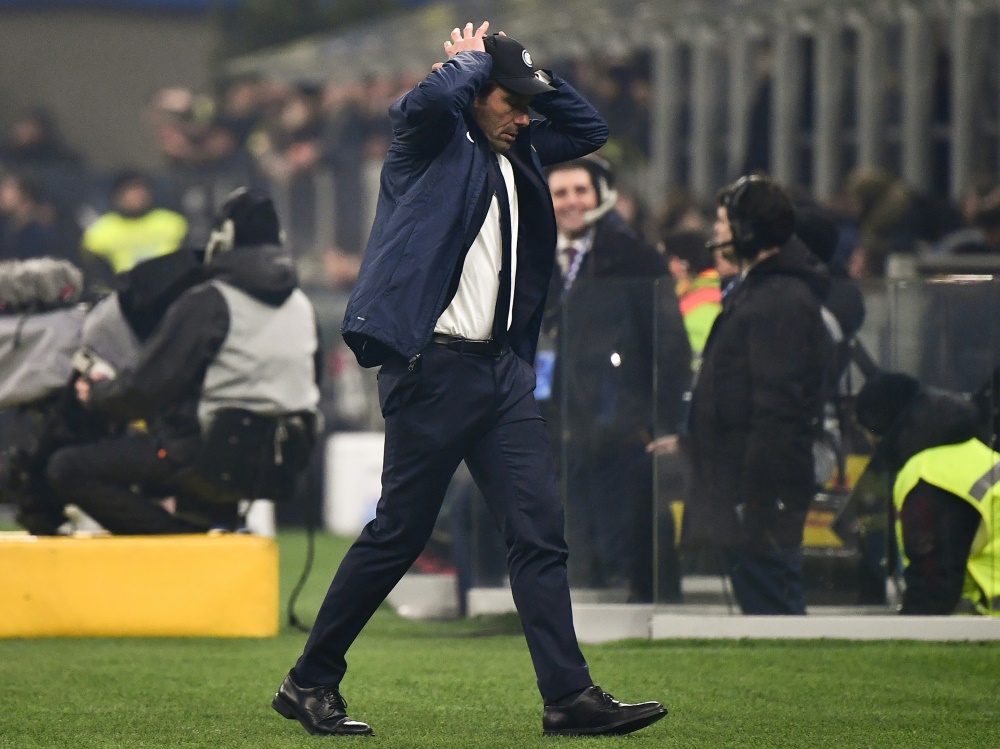 Coach Antonio Conte und Inter können nicht spielen