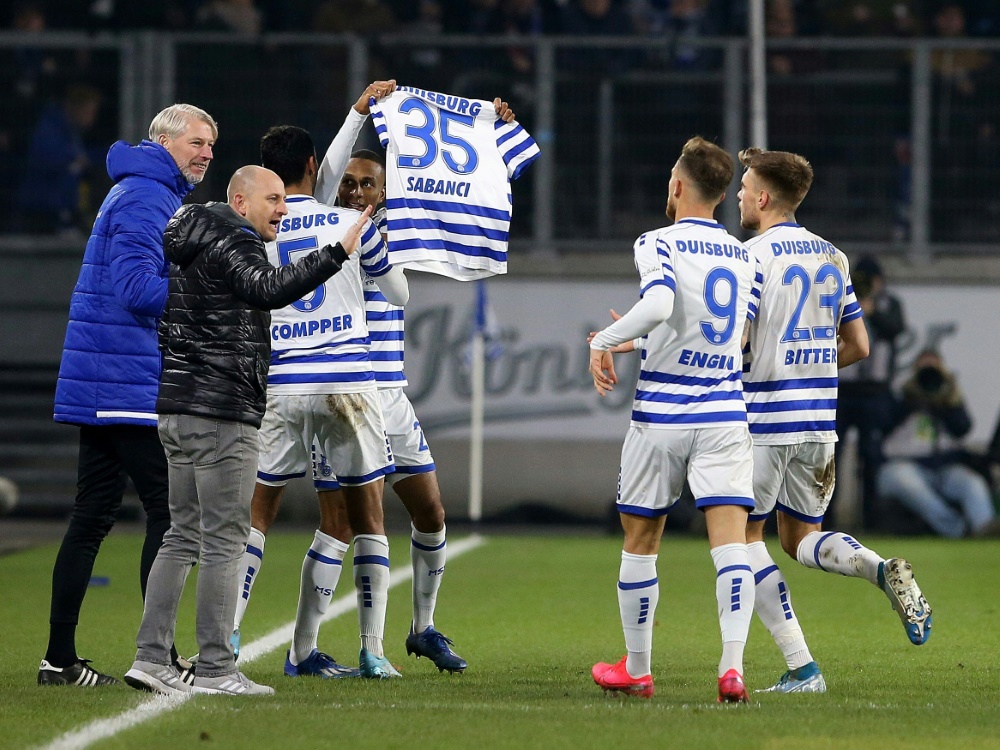 Der MSV Duisburg holt drei Punkte gegen Magdeburg