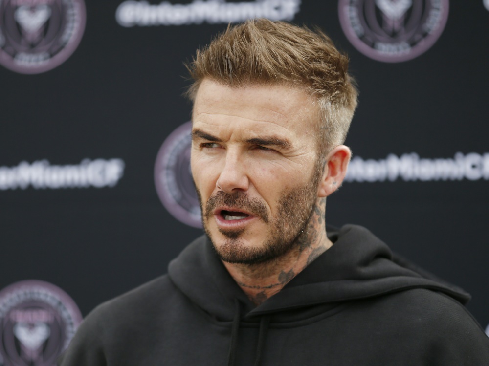 David Beckham besucht leeres Stadion