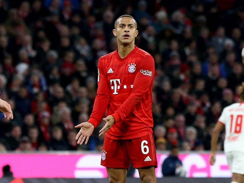 Bayern muss auf Mittelfeldspieler Thiago verzichten