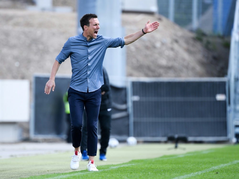 KSC-Trainer Christian Eichner holt Punkt gegen Hannover