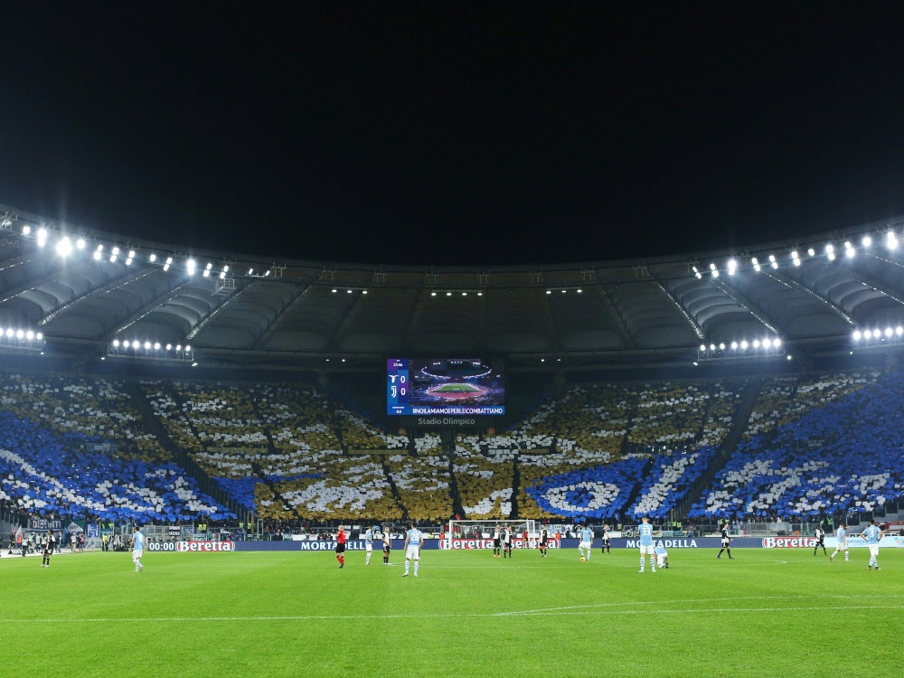 Lazio wird das Stadion mit Pappkameraden füllen