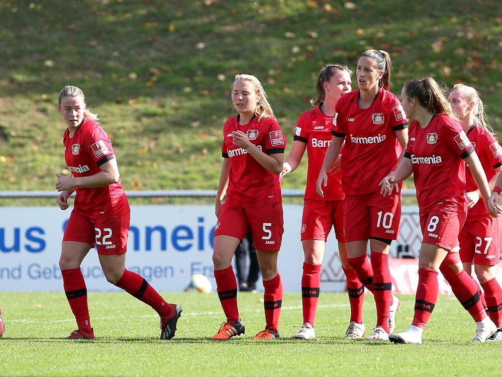 Die Frauen von Bayer Leverkusen stehen im Halbfinale
