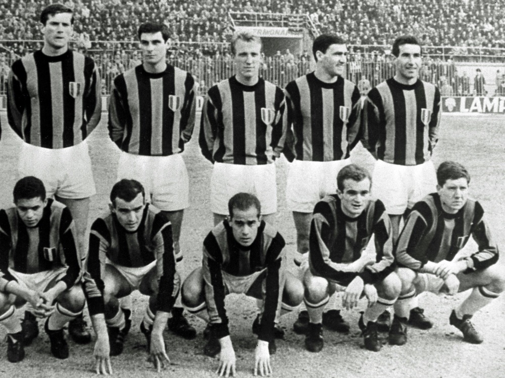Mario Corso (unten, 2.v.l) spielte 15 Jahre für Inter