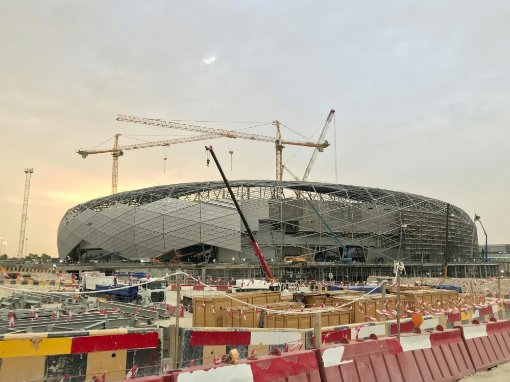 Das Education City Stadium in Ar-Rayyan, Katar
