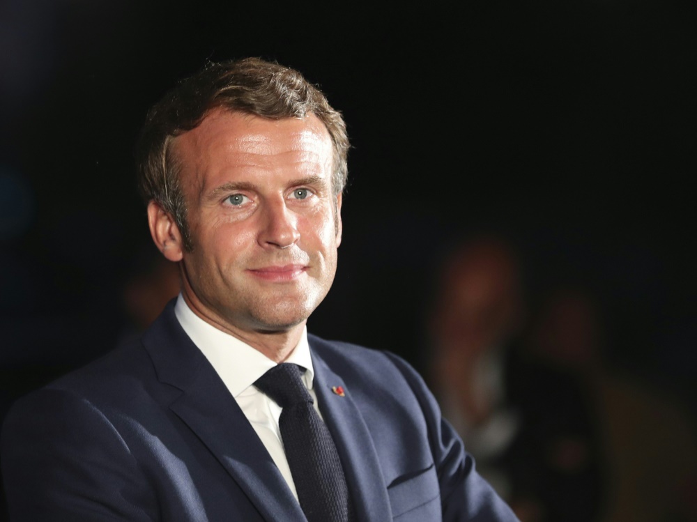 Unterstützt die französischen Teams: Emmanuel Macron