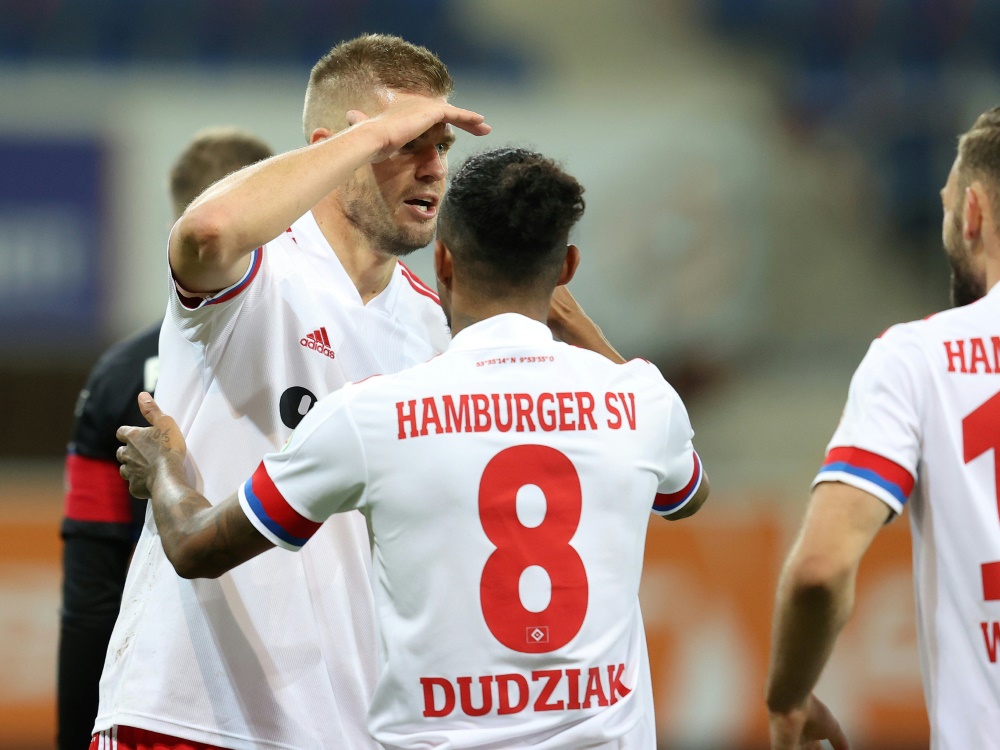 Der Hamburger SV klettert auf Rang eins