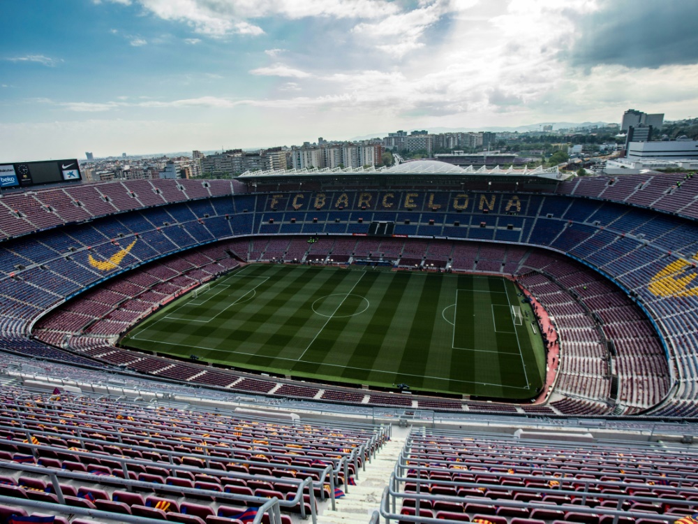 Das Camp Nou ist das größte Fußballstadion Europas