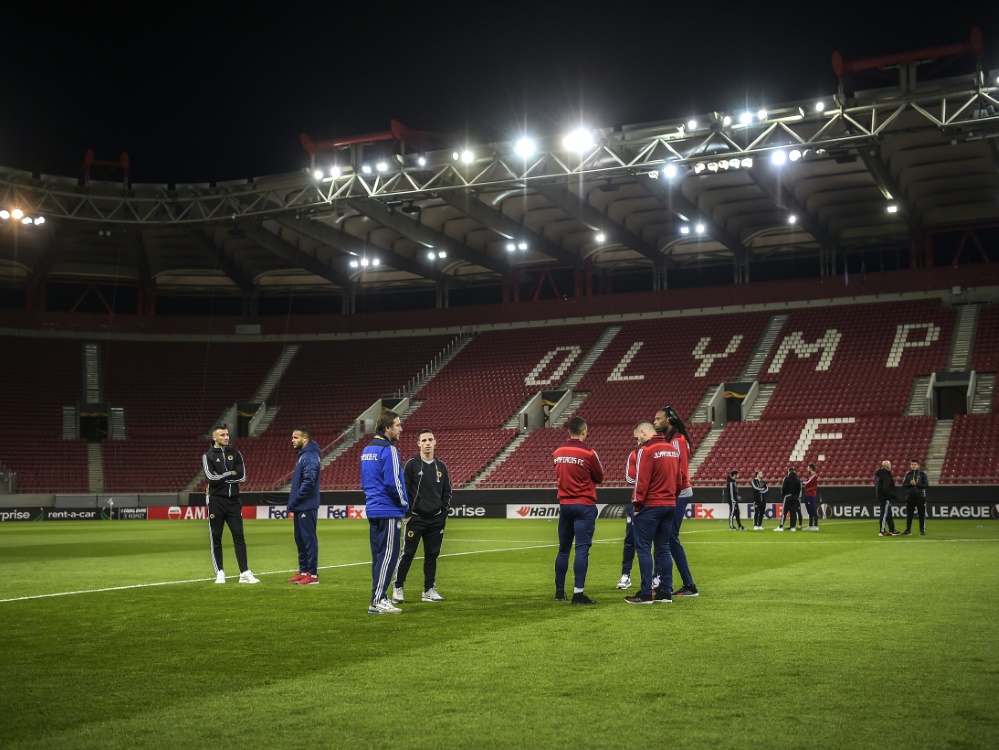 Beim Spiel von Olympiakos Piräus dürfen Fans ins Stadion