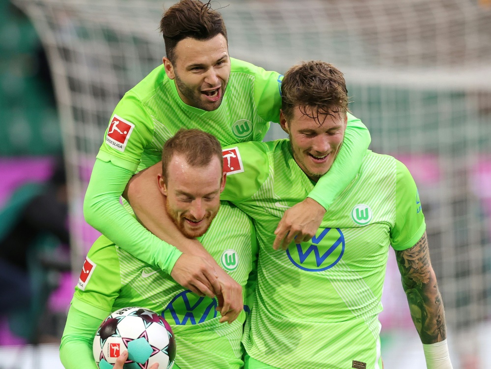 Der VfL Wolfsburg bezwingt Arminia Bielefeld 2:1