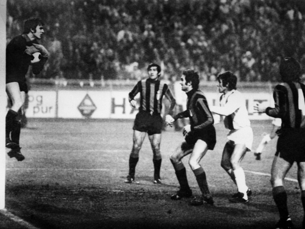 Inter und Mönchengladbach trafen 1971 aufeinander