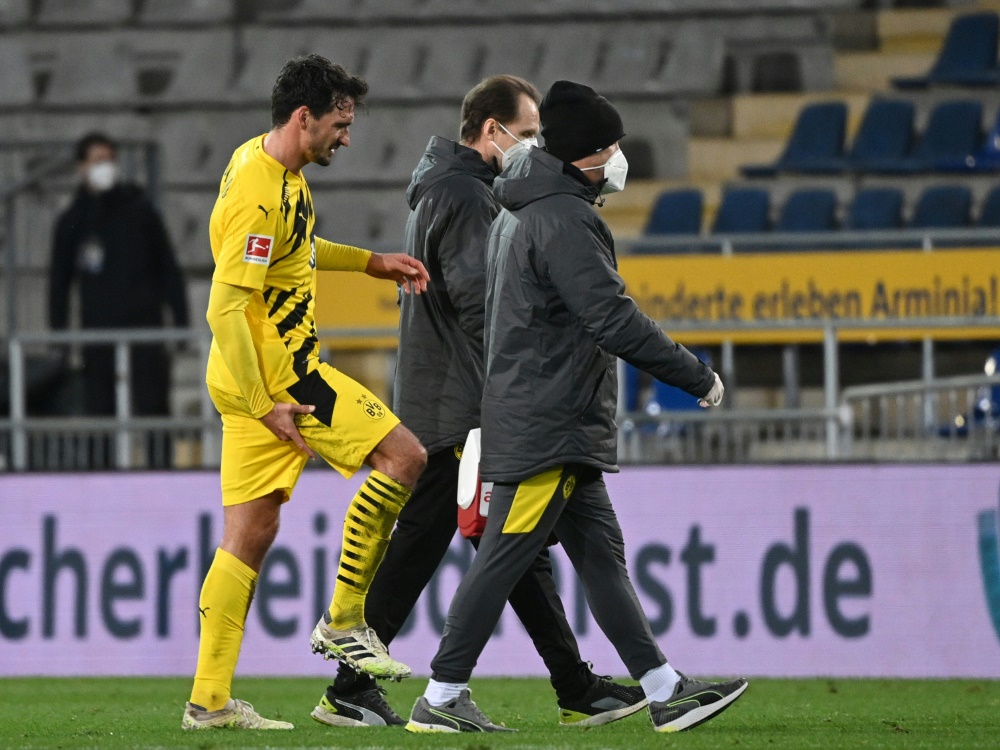 Hummels verletzte sich gegen Bielefeld am Oberschenkel
