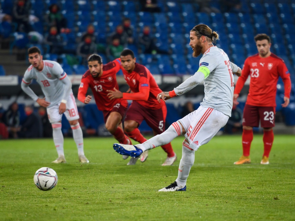 Sergio Ramos verschoss gegen die Schweiz zwei Elfmeter