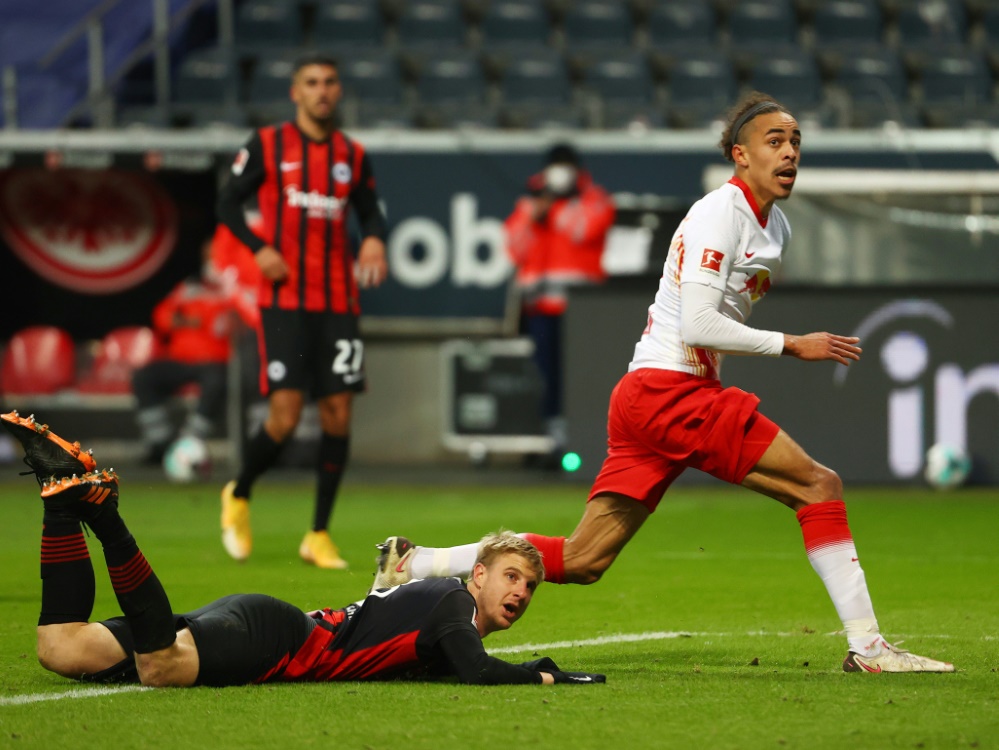 Leipzig spielt nur 1:1 bei Eintracht Frankfurt