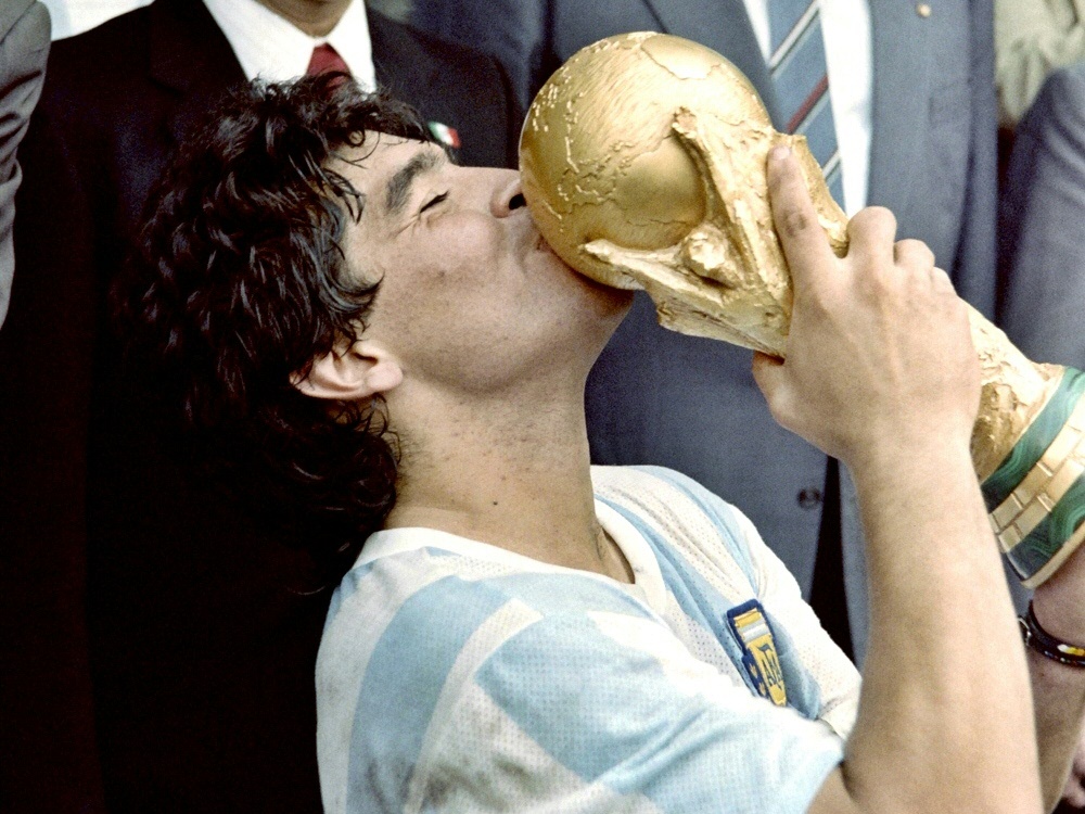 Mit Argentinien wurde Maradona 1986 Weltmeister
