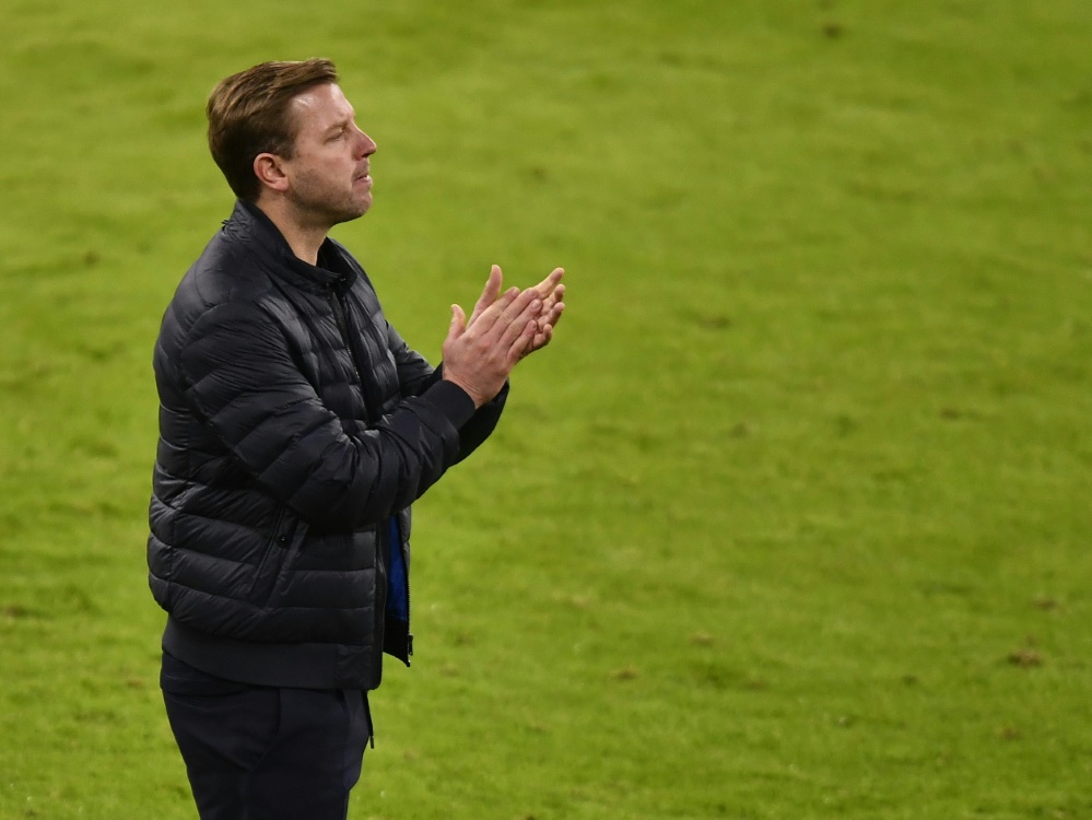 Werder-Trainer Kohfeldt beim Spiel gegen den FC Bayern