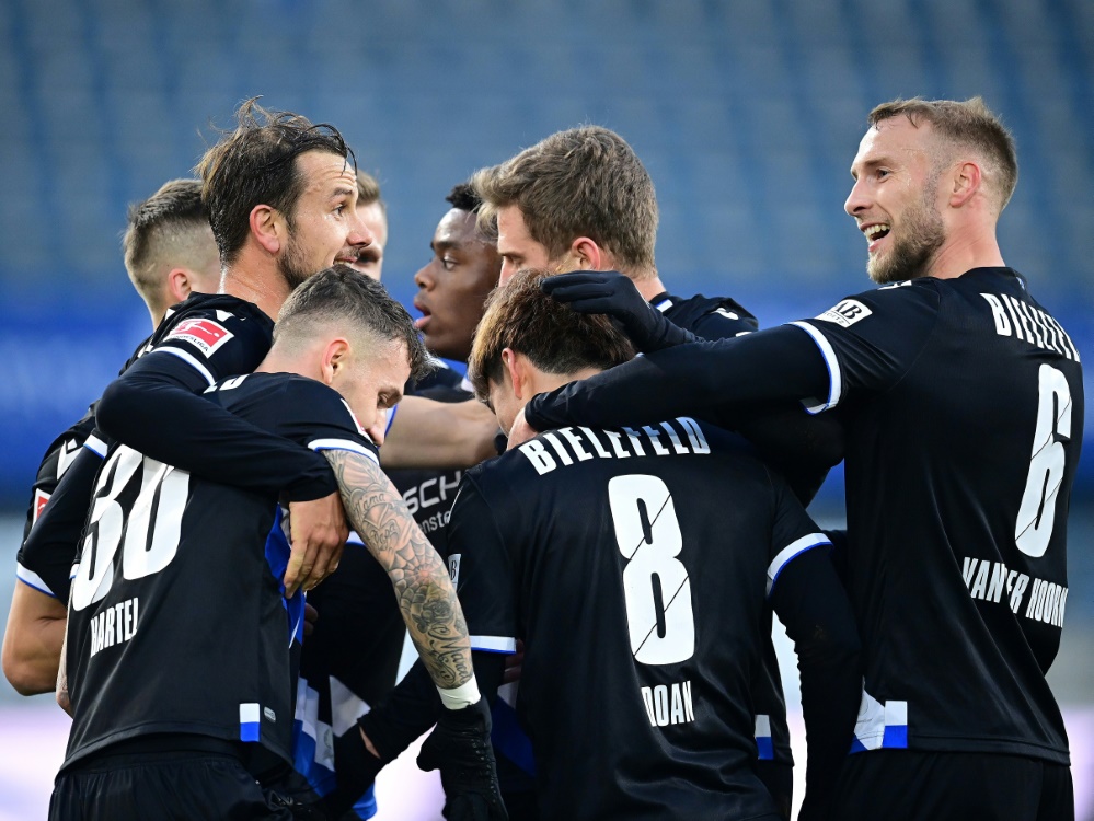 Arminia Bielefeld bejubelt zweiten Saisonsieg