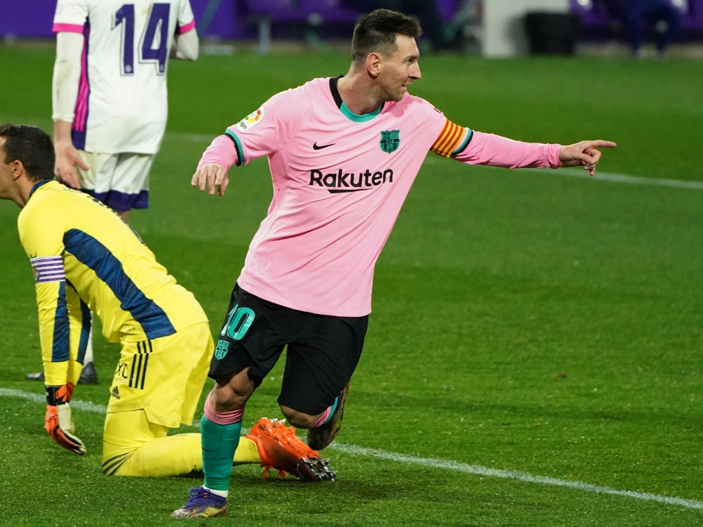Messi erzielte sein 644. Tor für Barca