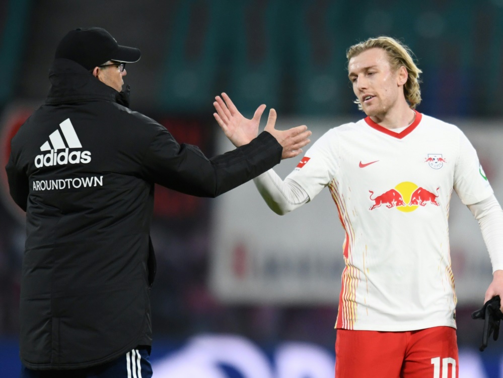 Emil Forsberg muss gegen Leverkusen passen