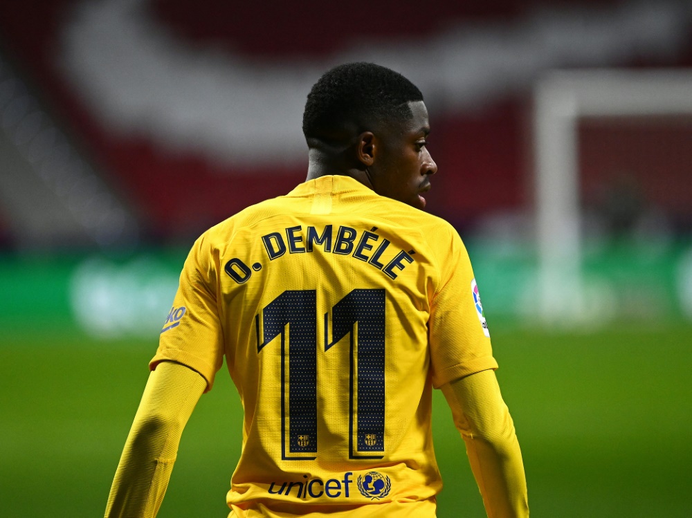 Dembele absolvierte seinen 100. Einsatz für Barcelona