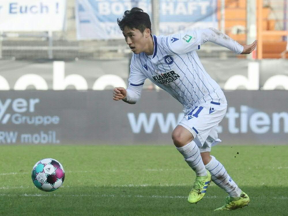 Choi führte die Karlsruher mit seinem Treffer zum Sieg