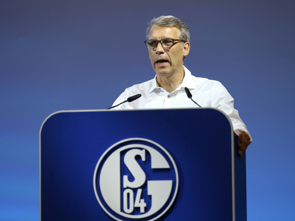 Peter Knäbel plant auf Schalke in alle Richtungen