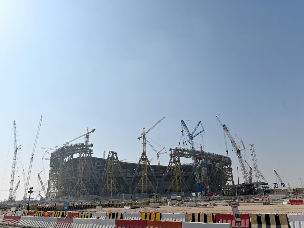 Baustellen in Katar entsprächen Standard in Mitteleuropa