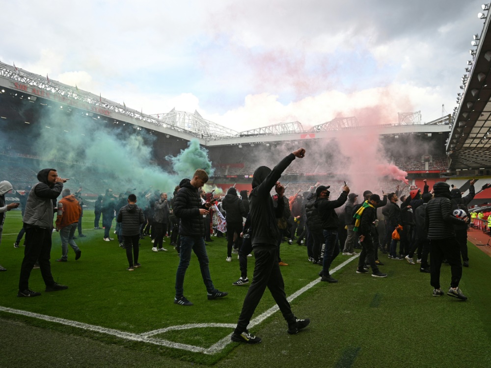 Massive Fan-Proteste im Old Trafford