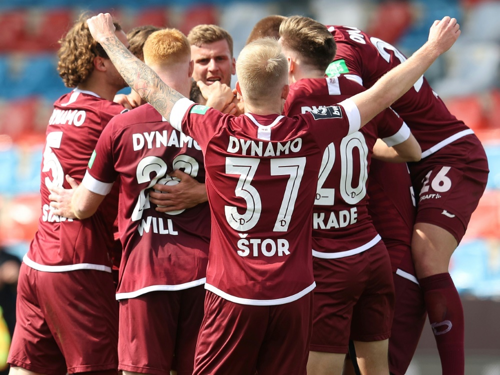 Dresden steht vor dem Aufstieg in die zweite Liga