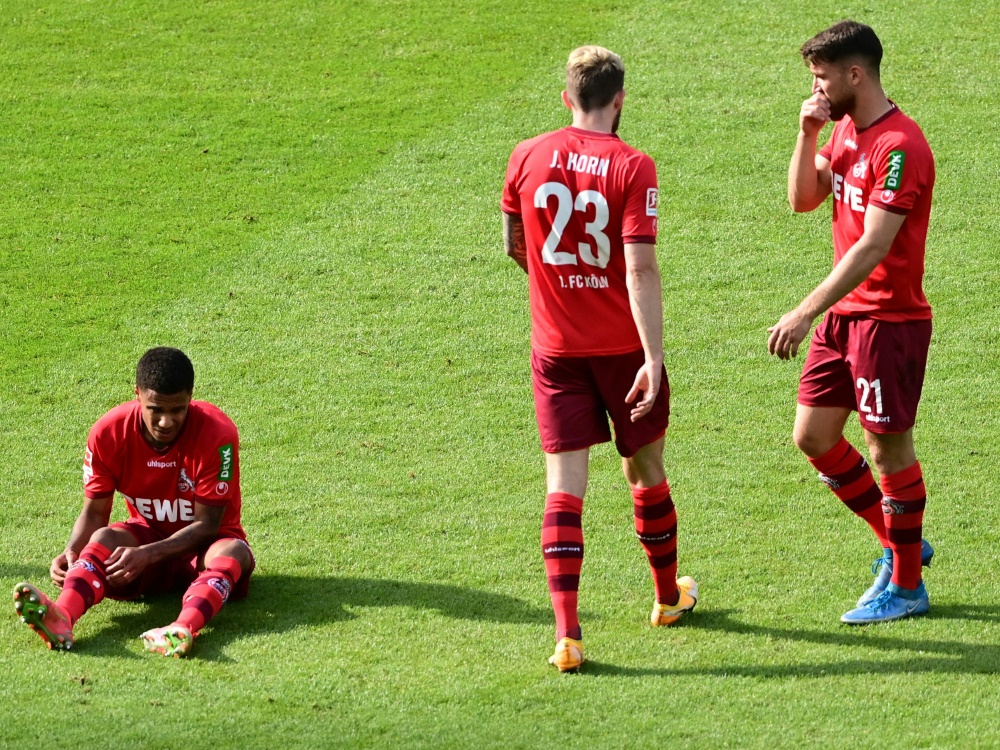 Der 1. FC Köln steht mit 30 Punkten auf Rang 17